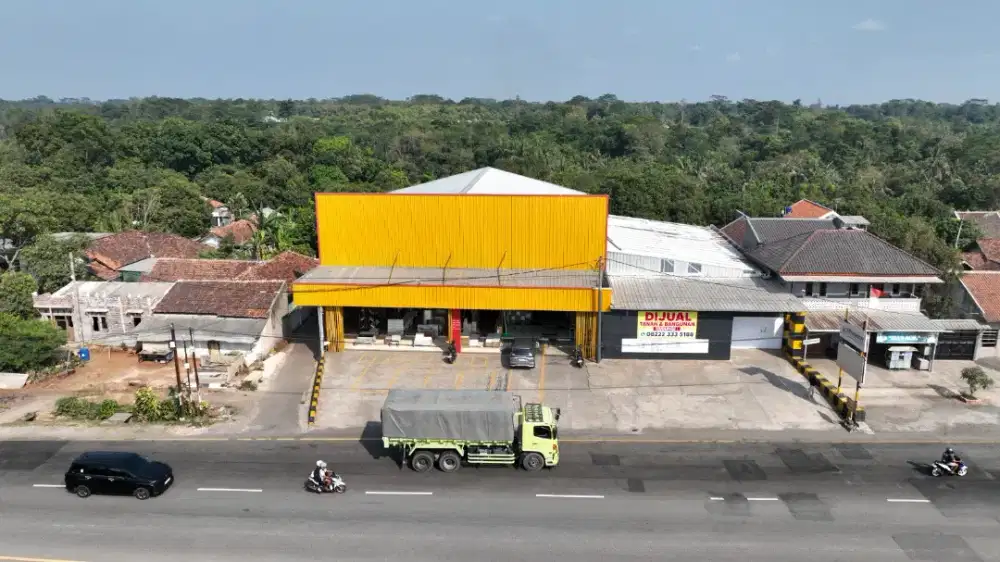 Dijual tanah & bangunan komersial strategis