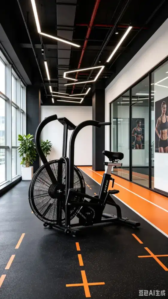 Air bike komersial fitness import