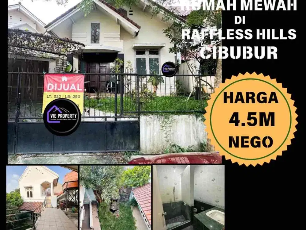 Rumah Dijual Di Raffles Hills Cibubur Dekat 7 Menit dari LRT Harjamukti