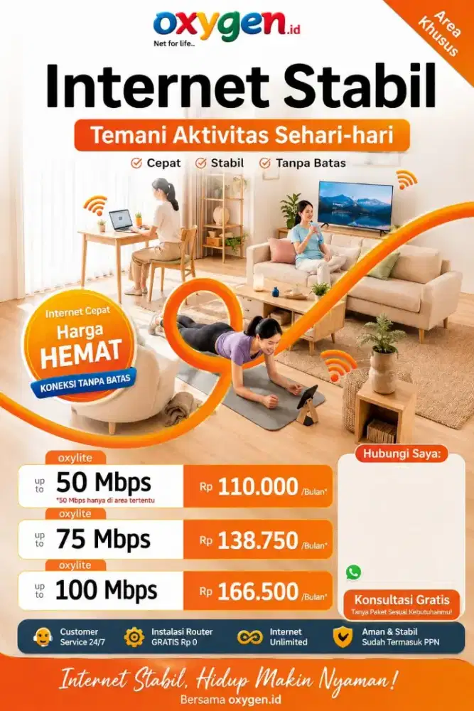 Promo Merdeka Wifi Oxygen