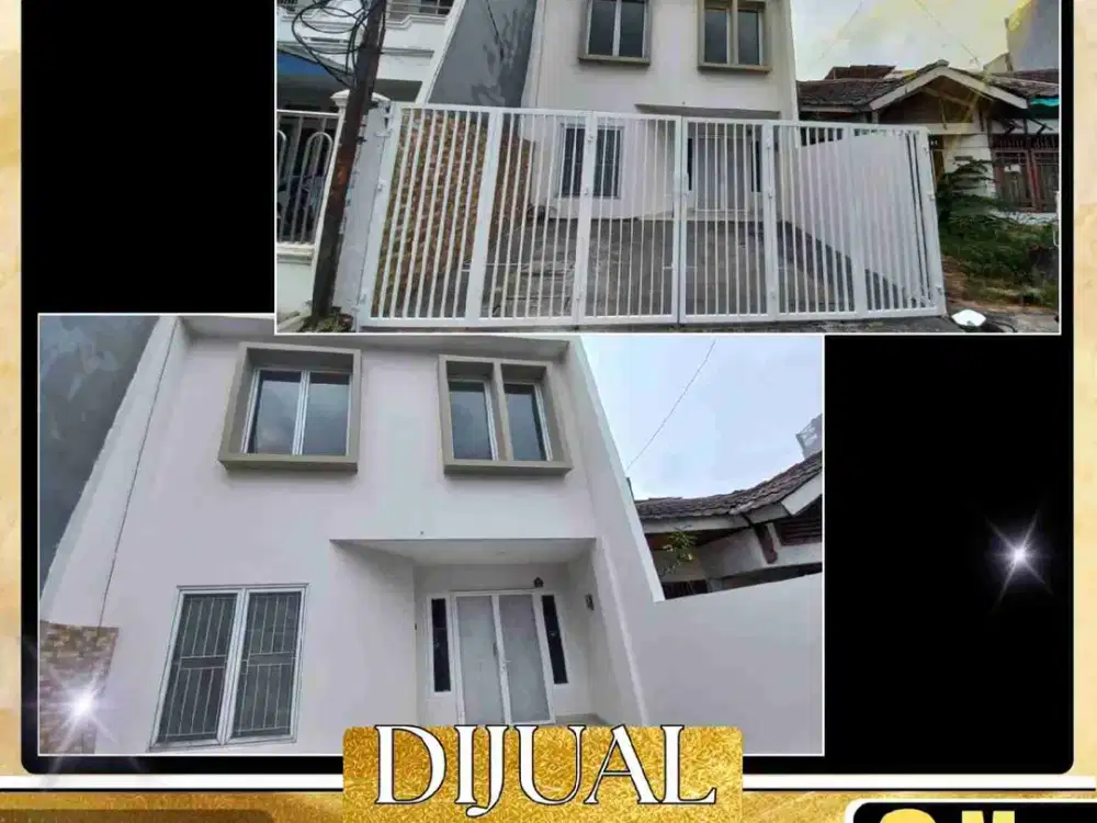 DIJUAL RUMAH BANGUNAN BARU 2,5 LANTAI LUAS TANAH 130 M² DI TAMAN SURYA 2 JAKARTA BARAT