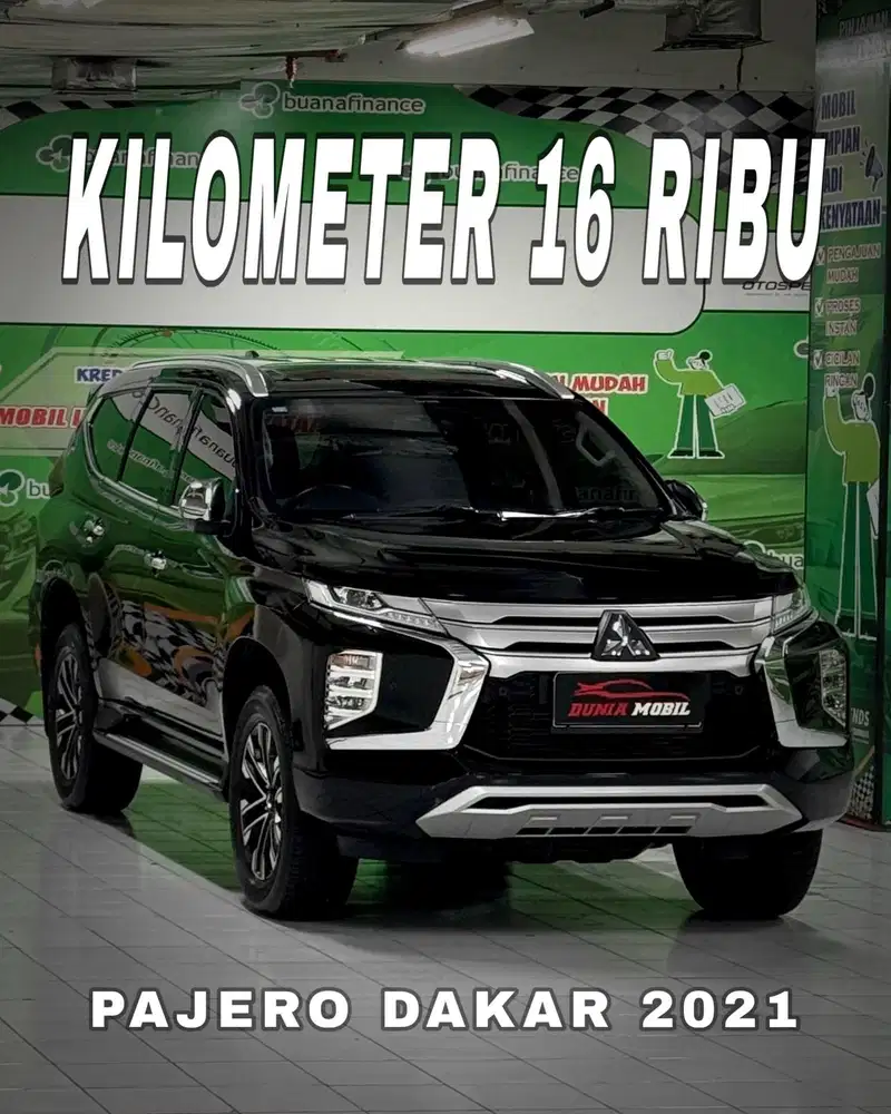 [KM 16 rb] PAJERO DAKAR 2021 PMK 2022 Kondisi LIKE NEW Barang Antik