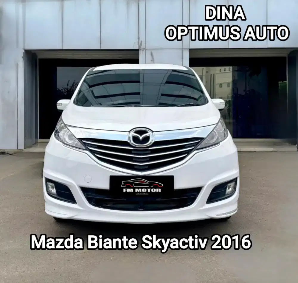 Mazda Biante Skyactiv 2016 AT 2.0, Low Km, Pajak Panjang