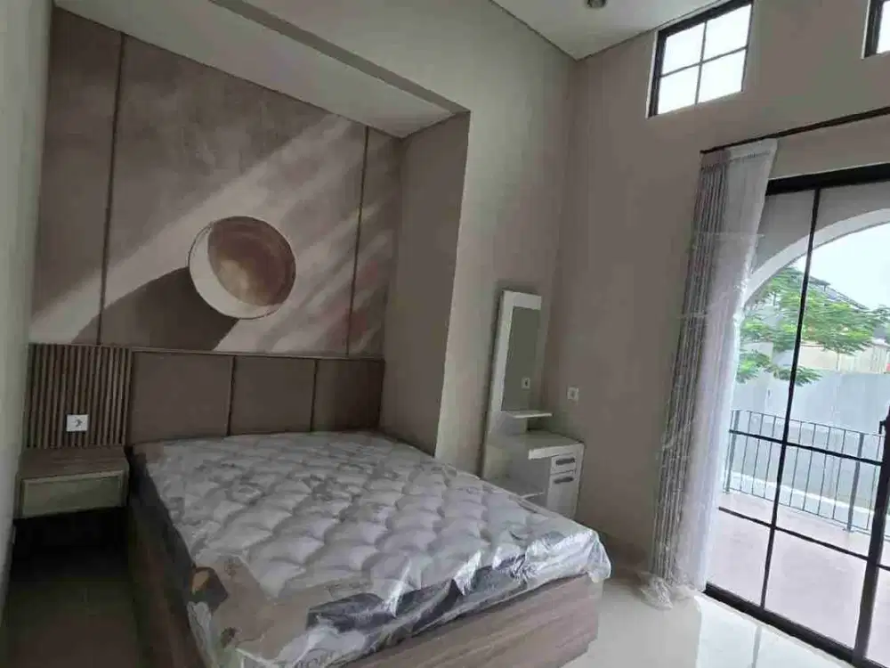 Sewa Rumah 2 lantai Full Furnished Siap Huni Mansion Nine Type Lyndon