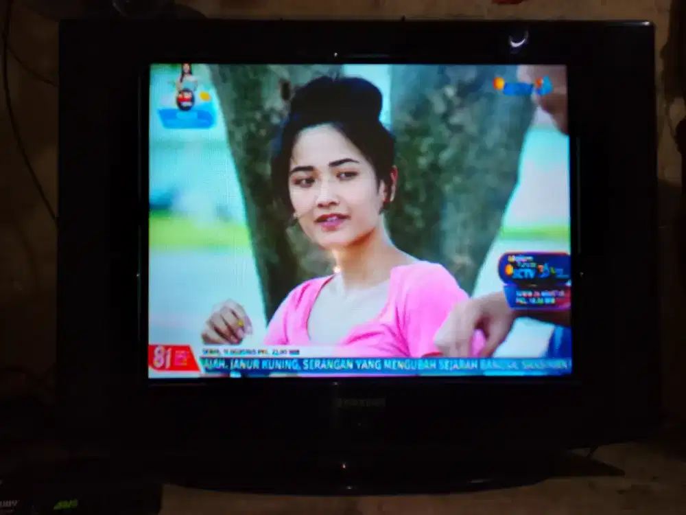 TV tabung slim 29 Samsung + stb