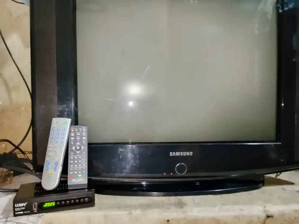 TV tabung slim 29 Samsung + stb