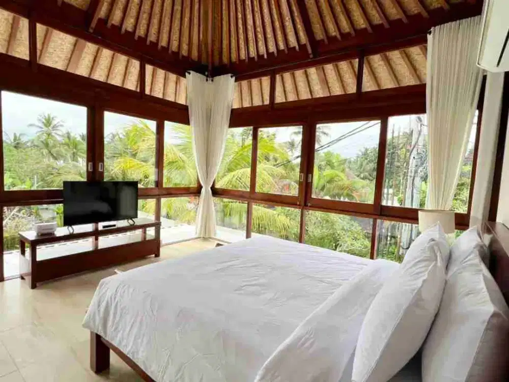 Luxury Villa View Sawah 480m² Dekat Ubud Center - Thumbnail 5