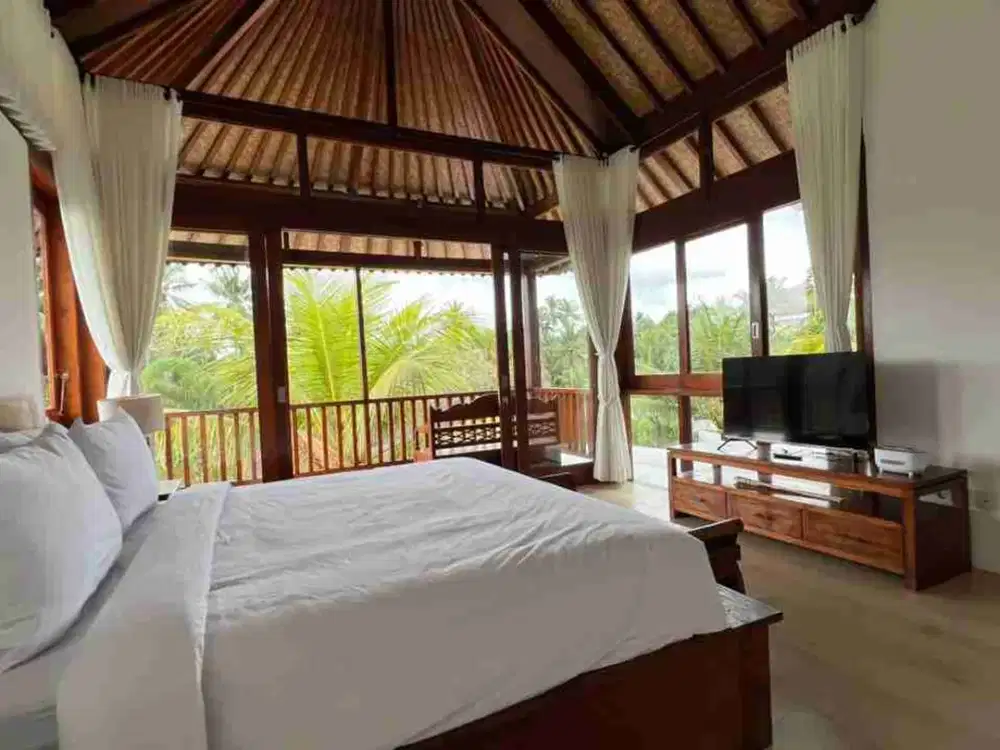 Luxury Villa View Sawah 480m² Dekat Ubud Center - Thumbnail 6