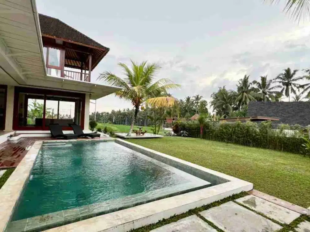 Luxury Villa View Sawah 480m² Dekat Ubud Center - Thumbnail 9
