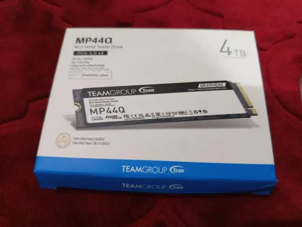 TEAM SSD NVME GEN4 MP44Q 4TB PCIE 4.0 M.2 2280 5Y - UP TO 7400 MB/S