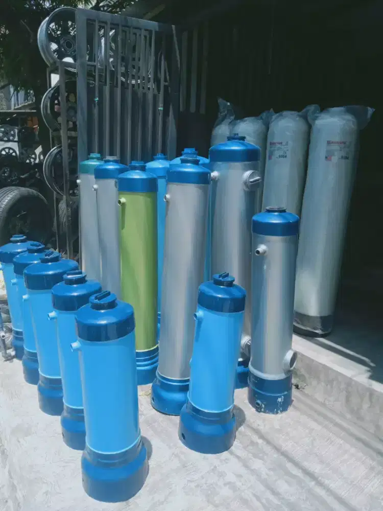 Filter penjernih air bahan Tabung PVC 8INC Tinggi Media Super Kumplit