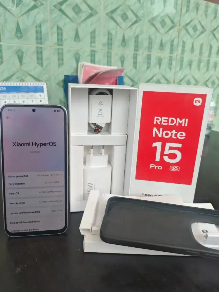 Xiaomi redmi note 15 pro 5g 8/256 Garansi panjang