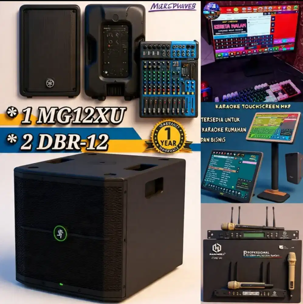 Paket full set karaoke Yamaha Eklusif vip