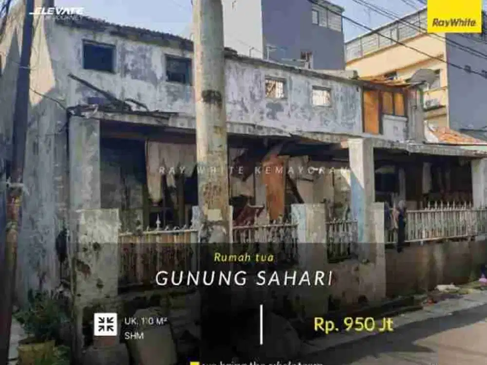 Rumah Dijual di Gunung Sahari Jakarta Pusat