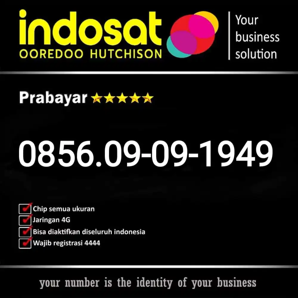 Nomor Indosat Super Cantik Ultah SBY