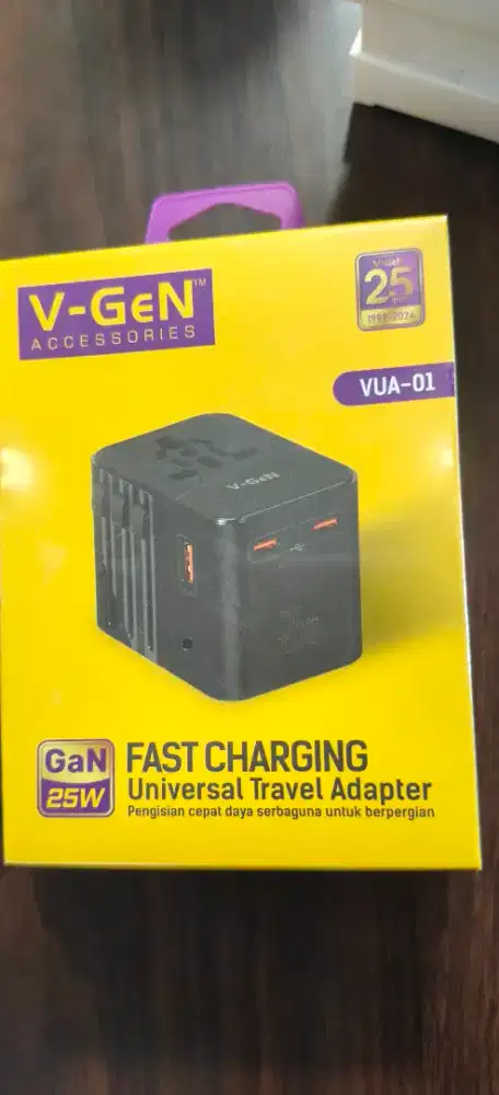 Travel Adapter Universal V-GeN VUA-01 GaN 25Watt