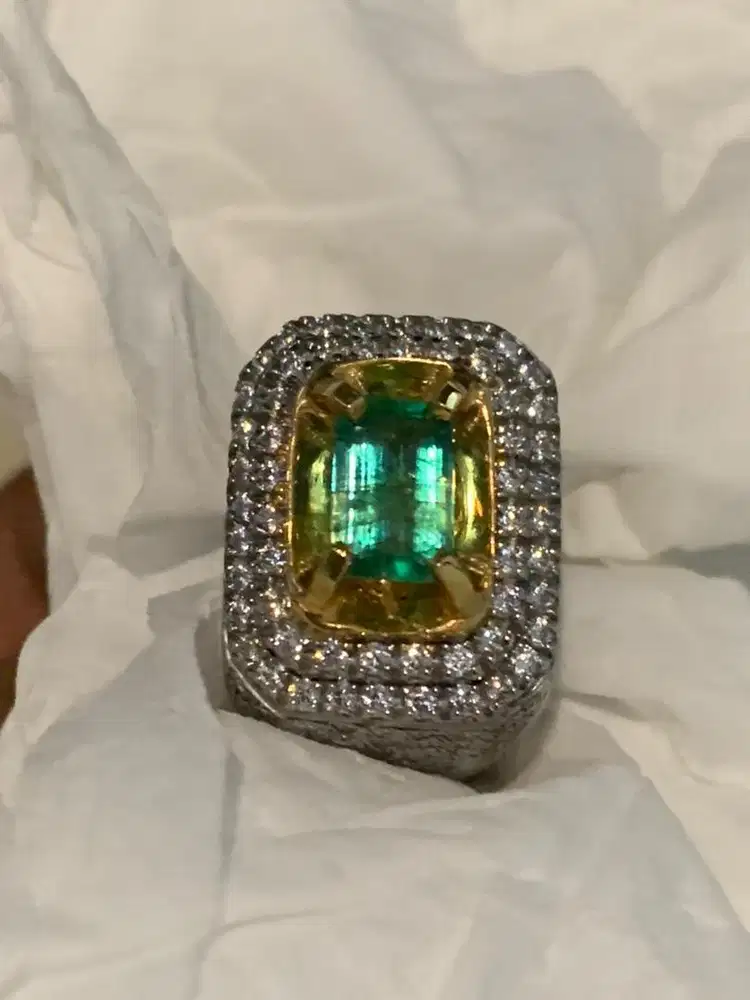 zamrud HQ hijau botol crystal