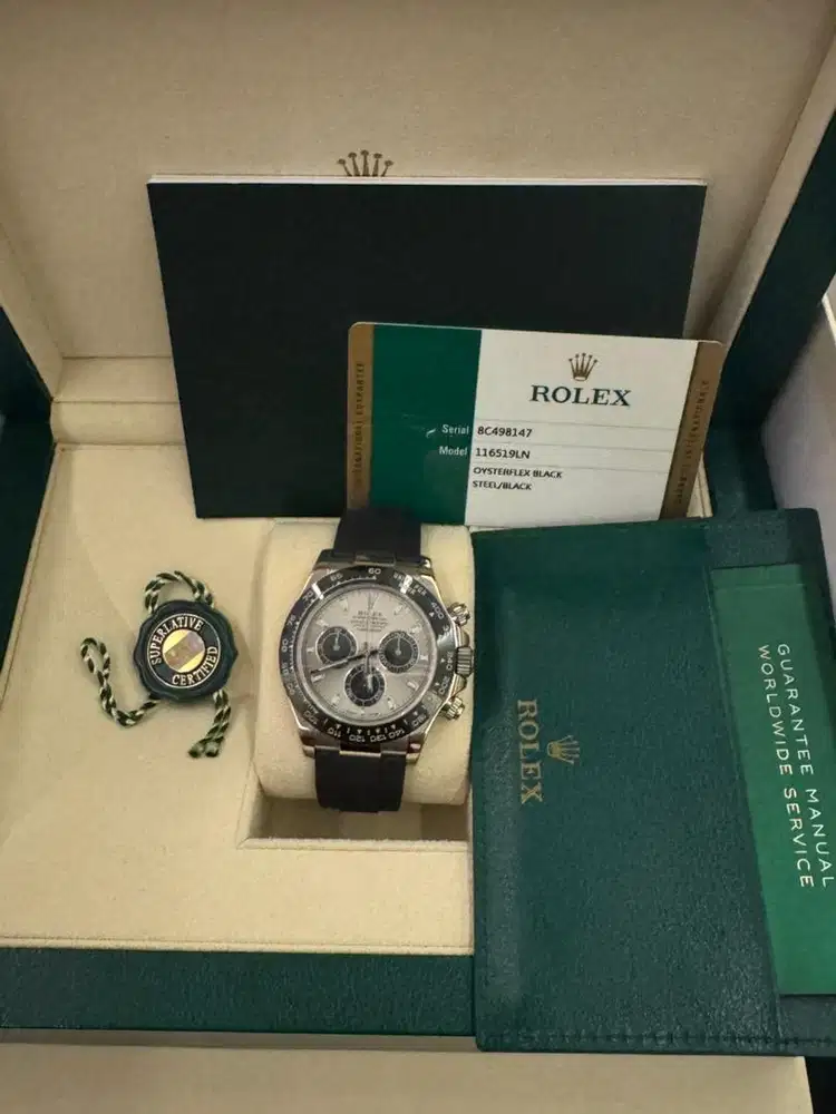 Rolex Daytona Oysterflex Ghost 116519LN Rubber Strap