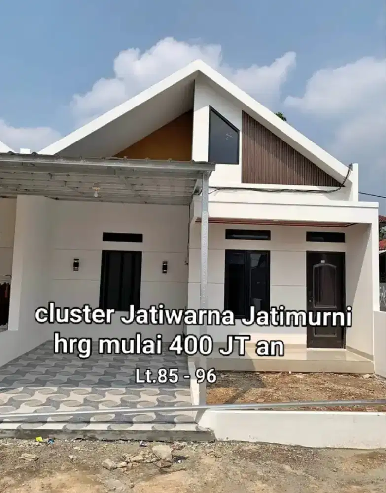 Rumh 85mt Jatiwarna Jatimurni jl 2mobil