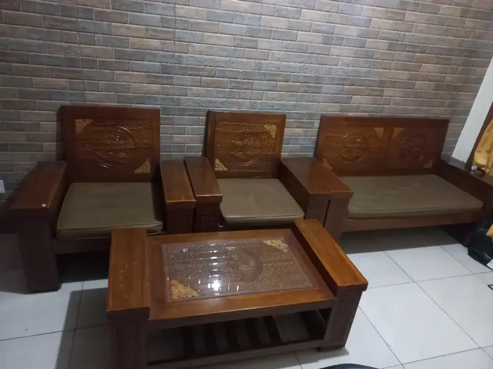 Sofa Kayu Murahhh kondisi OK