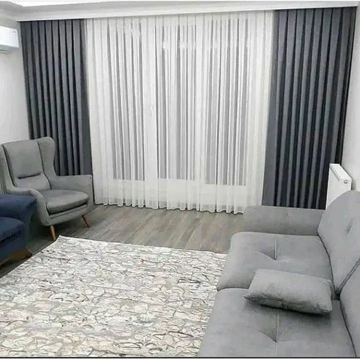 Gorden Vertikal/Vertical Blinds Roll/Roller Krey Wallpaper Dinding 3D