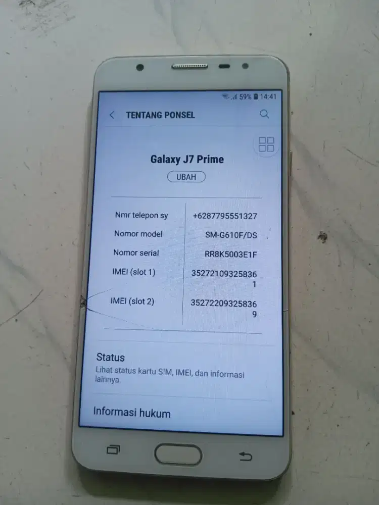 Samsung J7 prime ram 3/32.masih normal dipakenya