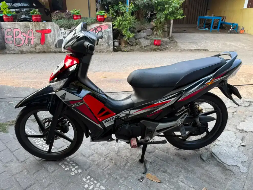 Supra 125 THN 2013 one heart karburator plat AB Wonosari