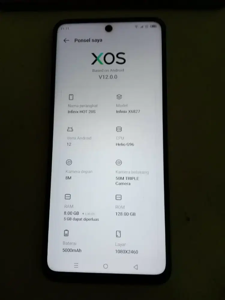 Infinix hot 20s ram 8/128.normal semua ori