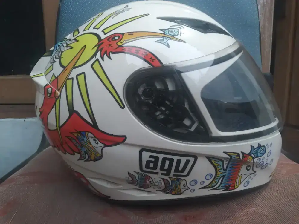 Helm AGV K3  white zoo