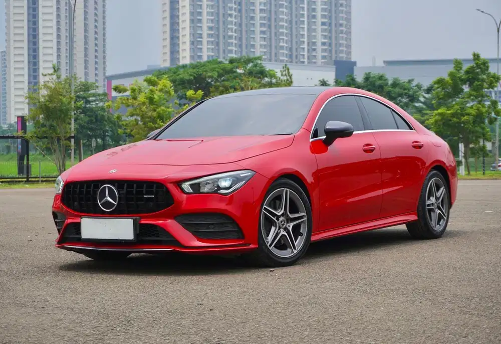 Mercedes Benz CLA200 AMG C118 Coupè 2019 Merah Murah Mulus DP Ringan