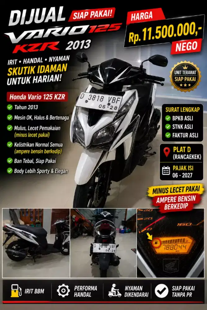 VARIO. 125 KZR 2013