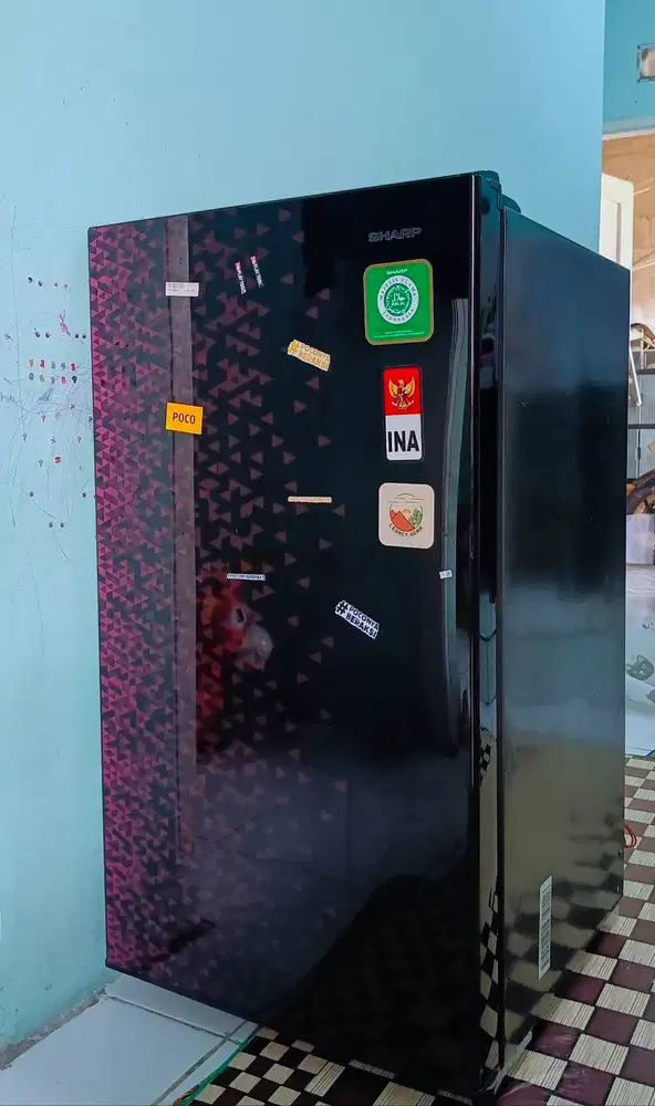 Kulkas bekas mulus rasa baru Sharp 1 pintu