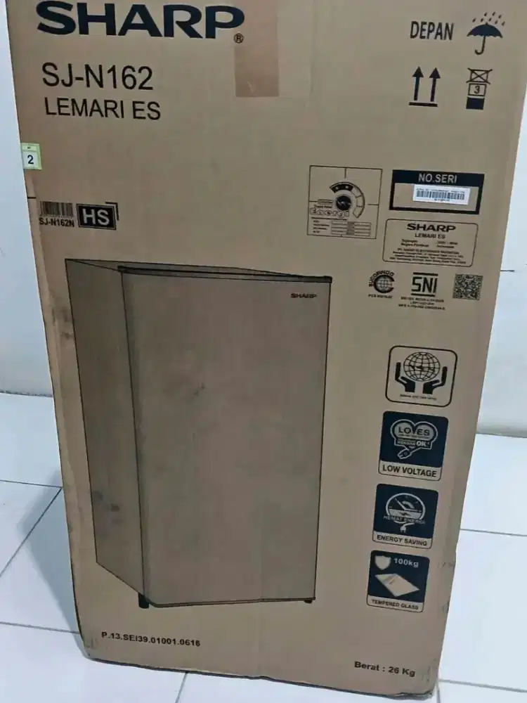 Kulkas 1 pintu masih baru dapat undian