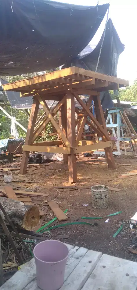Tower tandon menara ulin tiang 10x10