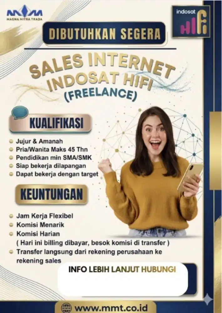 Dibutuhkan Freelance Internet Rumah