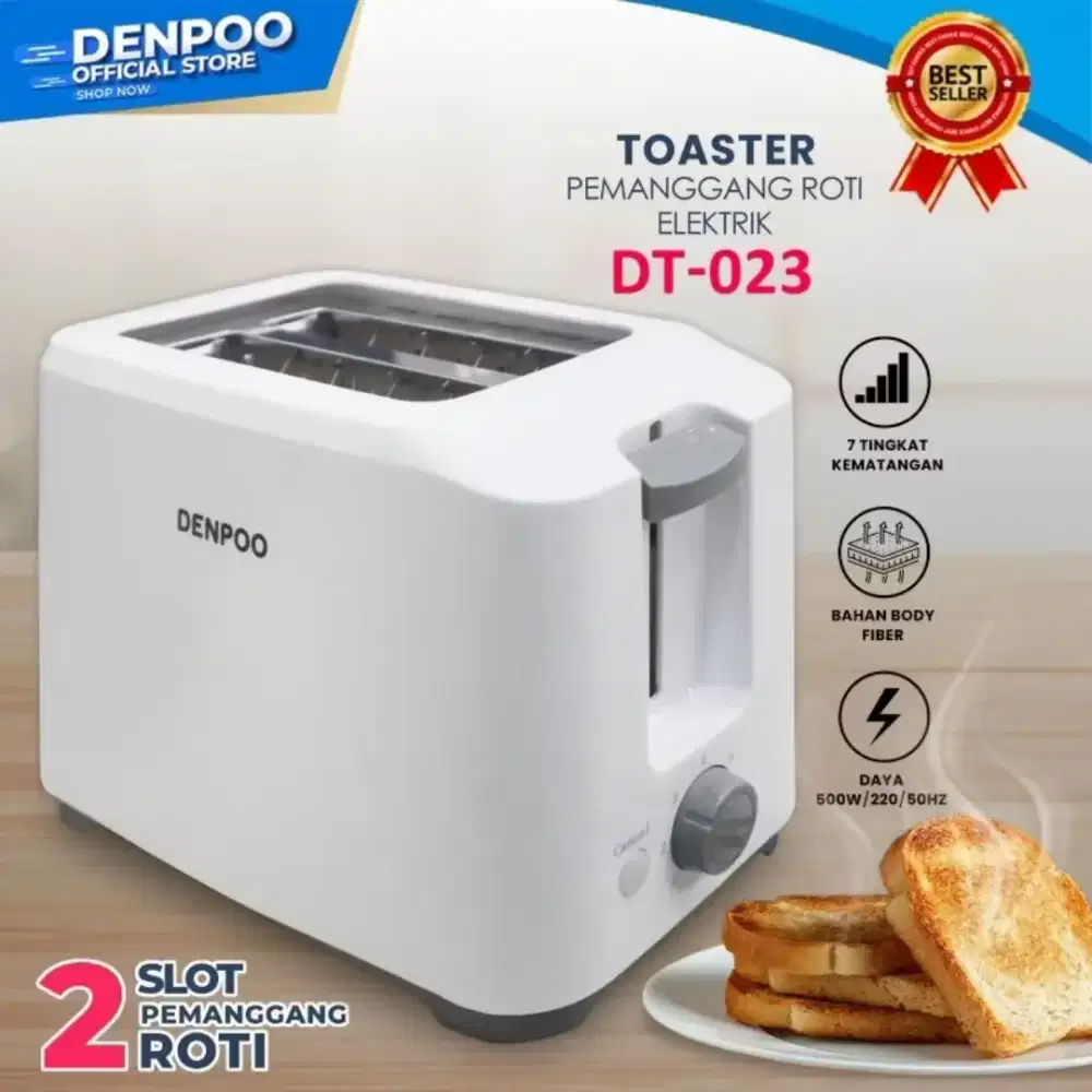 Pemanggang Roti Toaster Denpo
