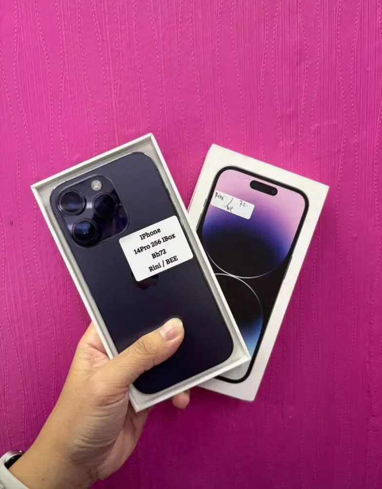 iPhone 14 PRO 256GB, iBox, DEEP PURPLE, BLACK