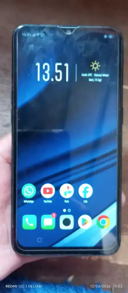Oppo a5s lengkap dus charger