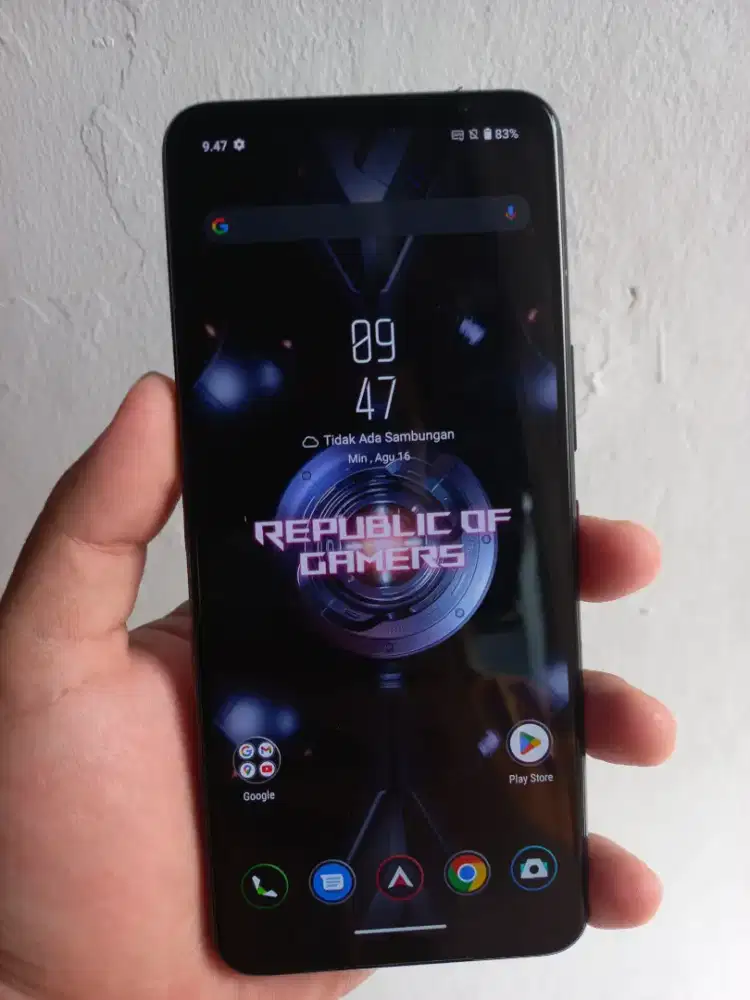 Asus rog 5 8/128 fullset ori mulus min sidik jari
