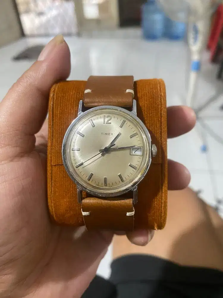 Jam tangan Timex Merlin 1960an mulus