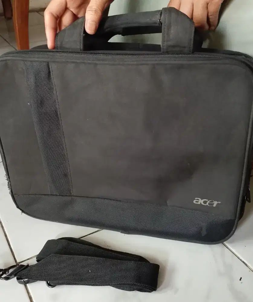 Jual tas laptop ORI warna hitam