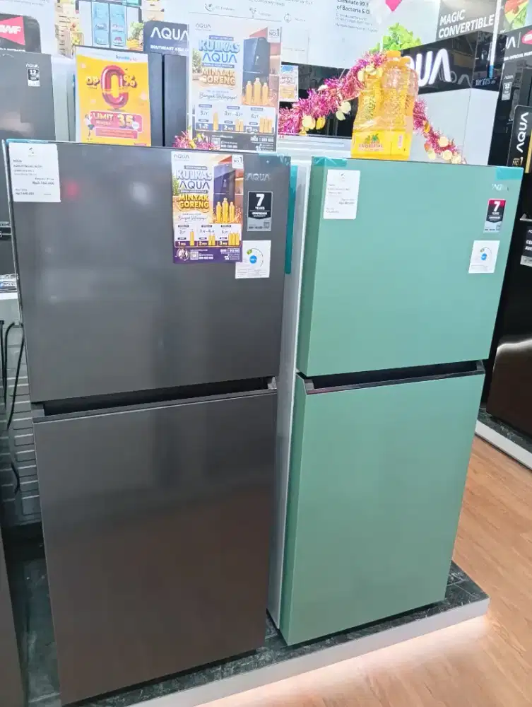 SPESIAL PROMO AQUA KULKAS 2PINTU TERMURAH 3JUTAAN TERBARU BERGARANSI