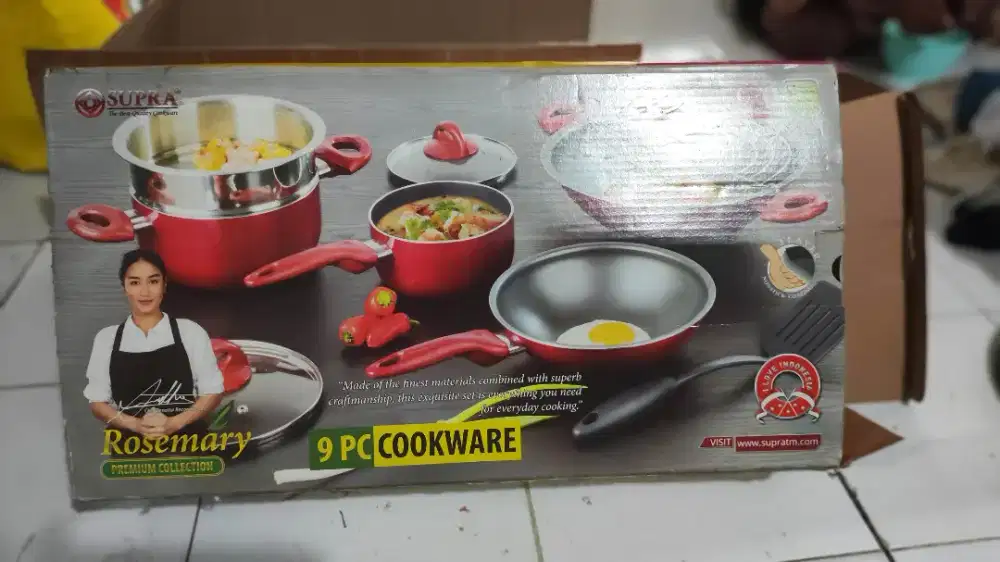 ROSEMARY PREMIUM COLLECTION 9 PIECES COOKWARES