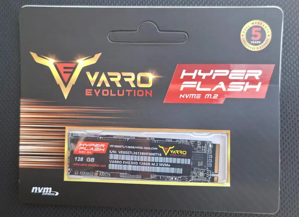 HYPER FLASH SSD NVME M.2 VARRO EVOLUTION