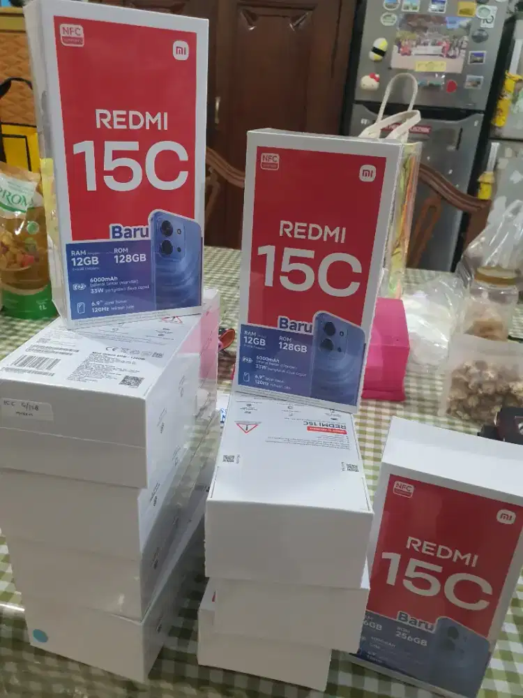 Redmi 15C 6/128 garansi resmi 15 bulan no repack