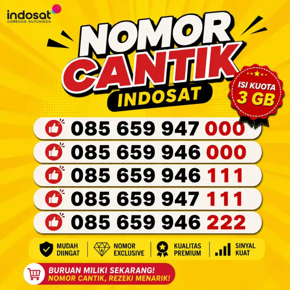 Nomor cantik triple