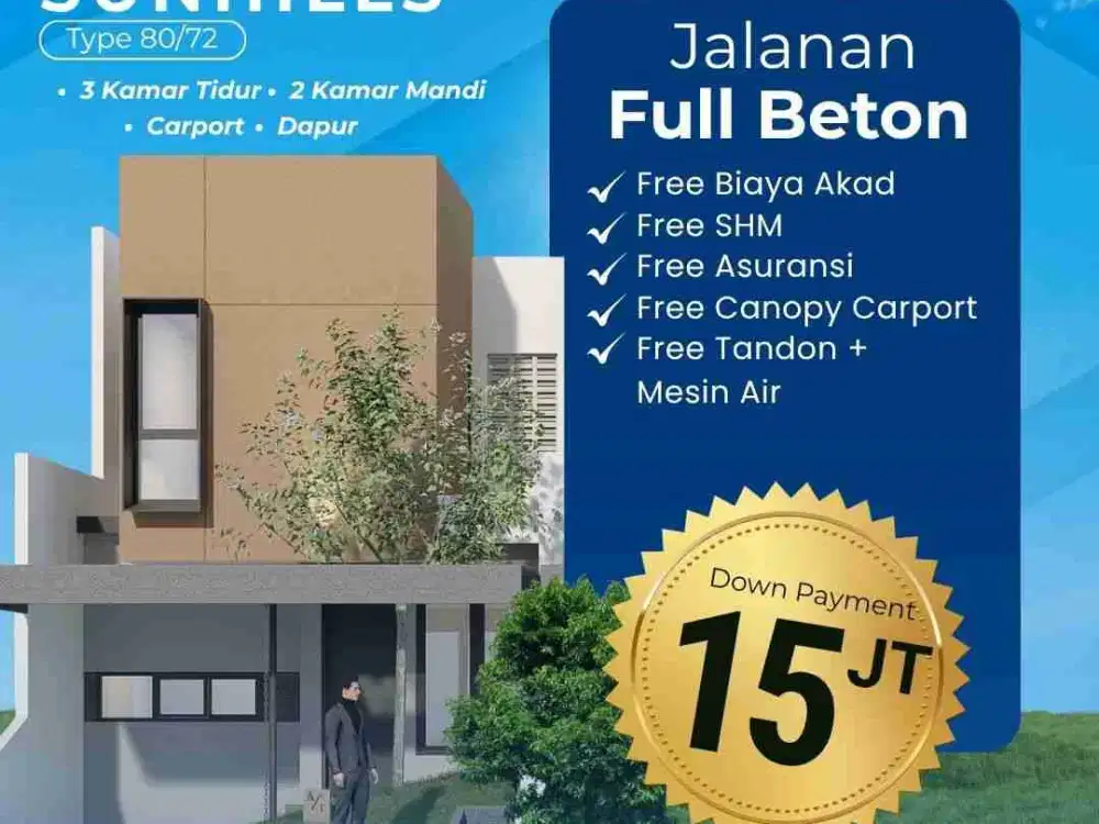 Rumah Cantik 2 Lantai dekat Asrama Haji Sudiang