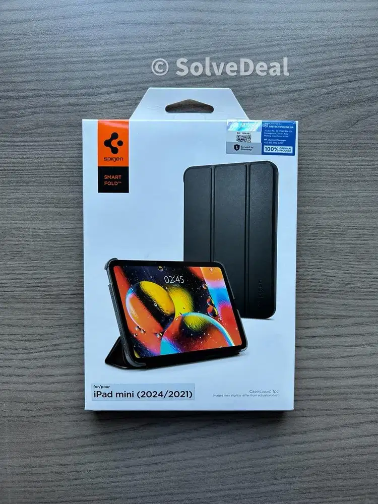 Case Spigen Ipad Mini 7 6 8.3 Inch Smart Fold Leather Stand Anti Crack