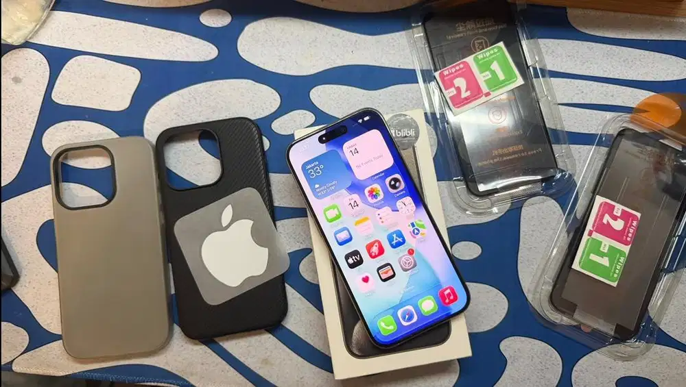 Iphone 15 pro 256 gb resmi ex blibli
