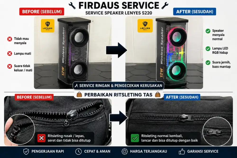 Jasa Service Speaker Portable & Elektronik